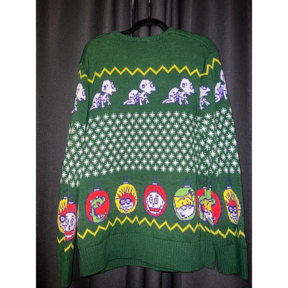 Ugly Christmas Sweater Xmas Size Medium Rugrats Nickelodeon - Picture 3 of 3